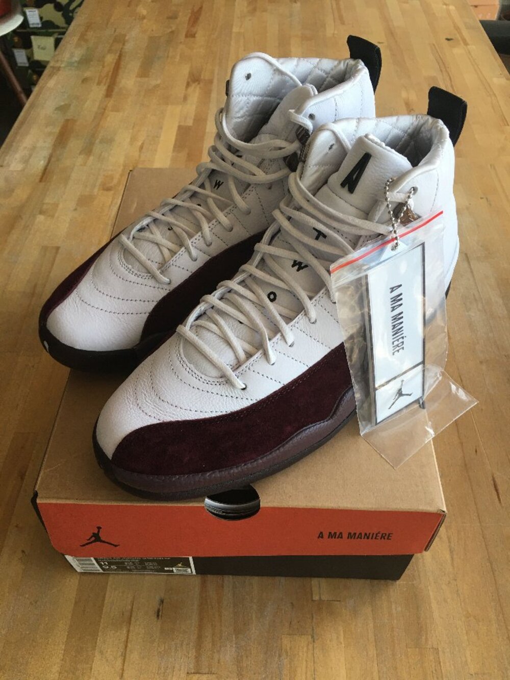 Women's A Ma Maniére x Air Jordan 12 SP "White" DV6989-100 Sz 11
